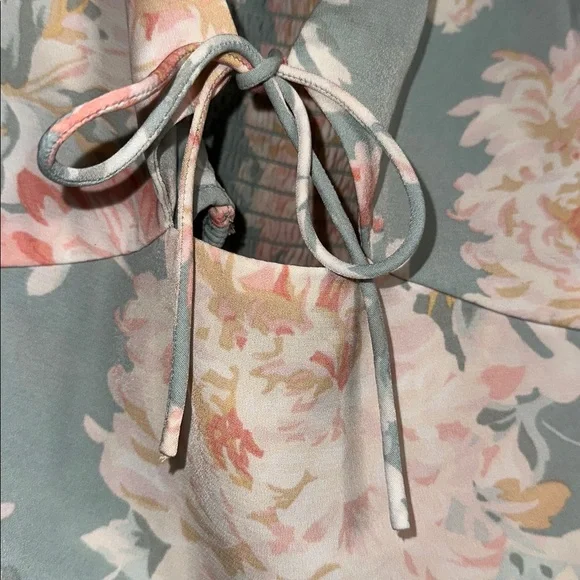 Abercrombie & Fitch Multicolor Smocked Crop Top - Picture 3 of 5